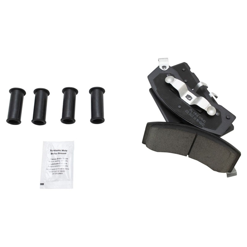Performance Drilled Slotted Brake Rotor & Ceramic Pad Front Kit w/Chemicals gallery