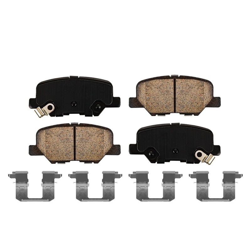 Rear Brake Rotors Ceramic Brake Pads Kit for Mitsubishi Outlander PHEV Sport RVR gallery