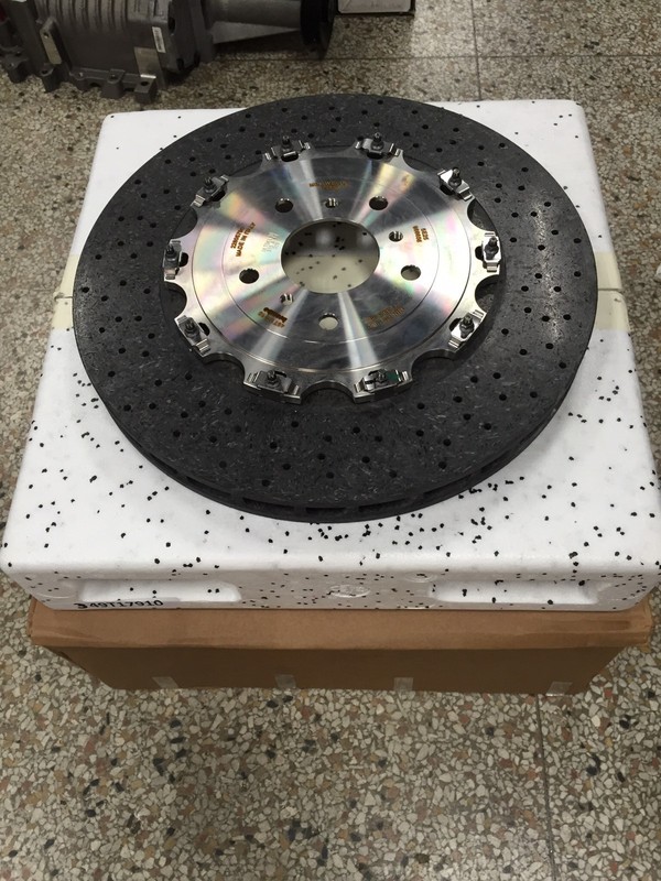 2009-13 Chevy Corvette ZR1 Rear Carbon Brake Rotor OEM GM Brembo 177-1121