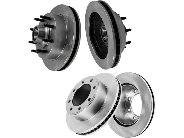 Brake Rotor Set For 99-02 Ford F250 Super Duty F350 Lariat RWD XLT XL CM36F6
