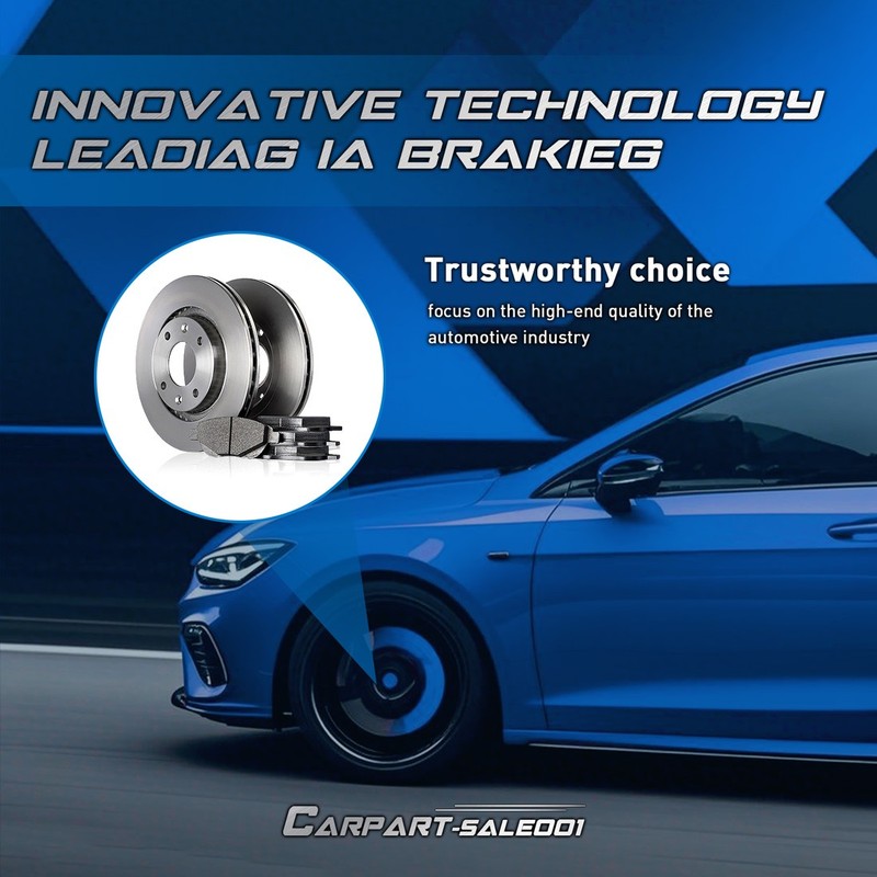 For 1985-1991 Chevrolet Cavalier OE Front Disc Brake Rotors Brake Pads Kit gallery