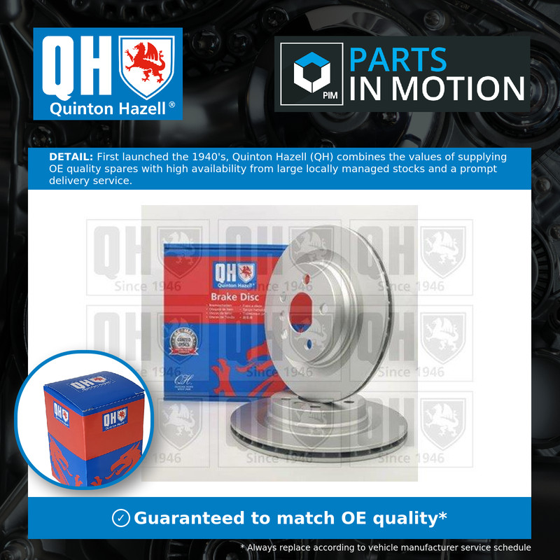 2x Brake Discs Pair Vented fits BMW 220D F44 2.0D Rear 2019 on 300mm Set QH New
