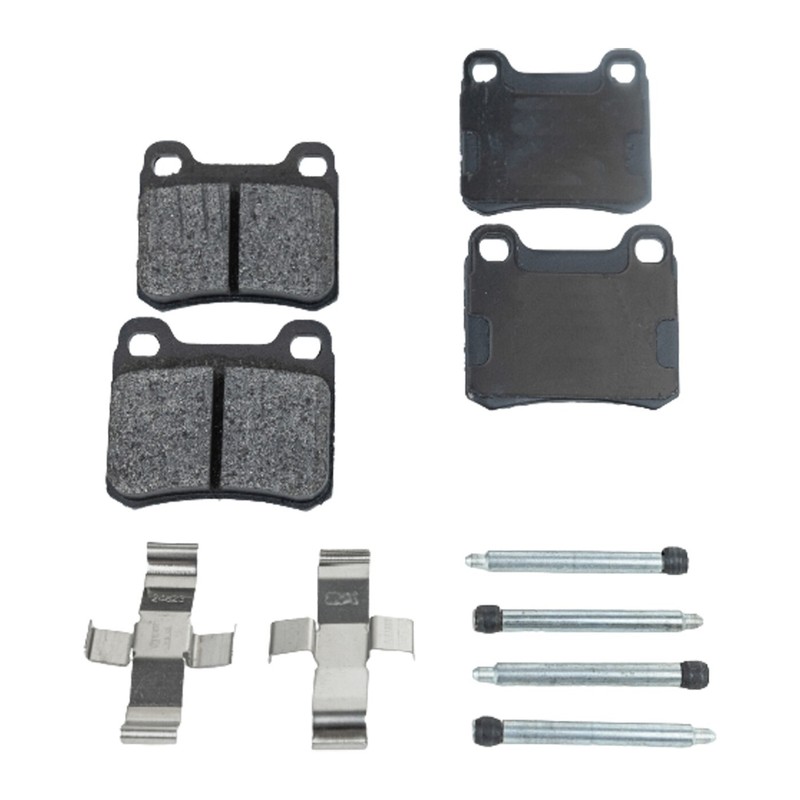 Rear NAO Brake Pad Set For 1994-1995 Mercedes Benz C280 2 Pad Pin Rear Caliper