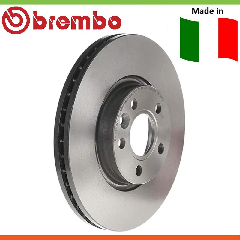 New Brembo Front Rotor 300mm OD UV Coated For Volvo S60 T5 P3 2.0 litre B4204T7