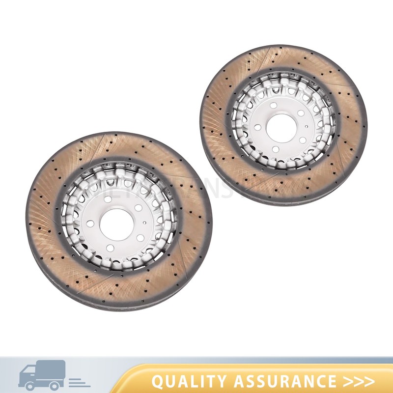 NEW 2PCS Front Vented Brake Disc Rotors Fits Audi A6 A8 Q Q7 Q8 4M0615301AS gallery