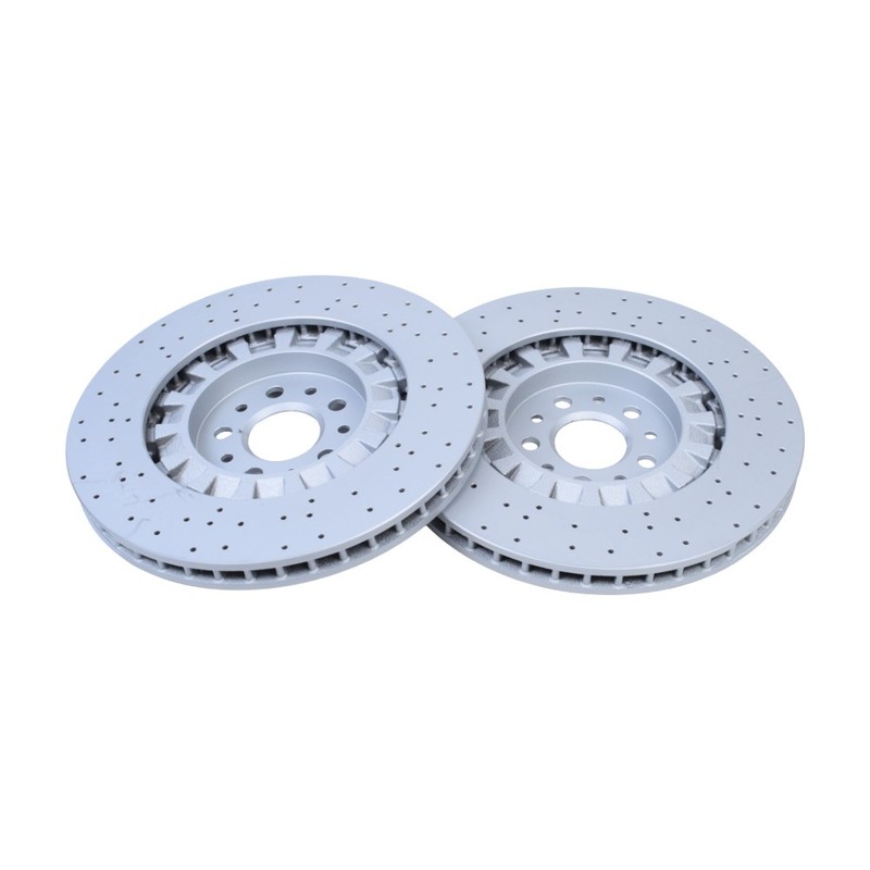 2Pcs For Maserati Levante S Front Brake Disc Dimpled Rotors 2017-2022 New gallery
