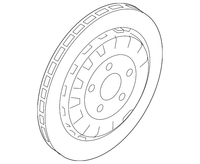 Genuine Ford OEM Brake Rotor Assembly BRRF-384 gallery