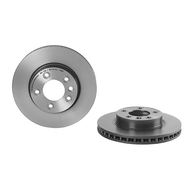 Fits 2004-2010 Volkswagen Touareg Front + Rear Coated Brake Rotors - Brembo OE gallery