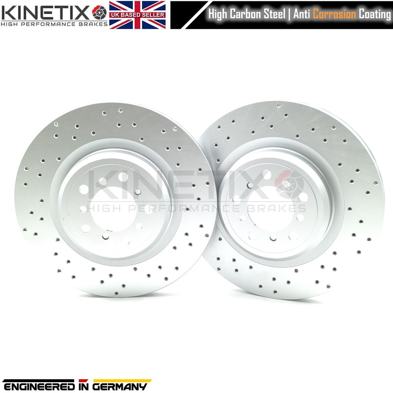 FOR BMW 1M E82 FRONT LEFT RIGHT DRILLED BRAKE DISCS BREMBO PADS SENSORS 360mm gallery
