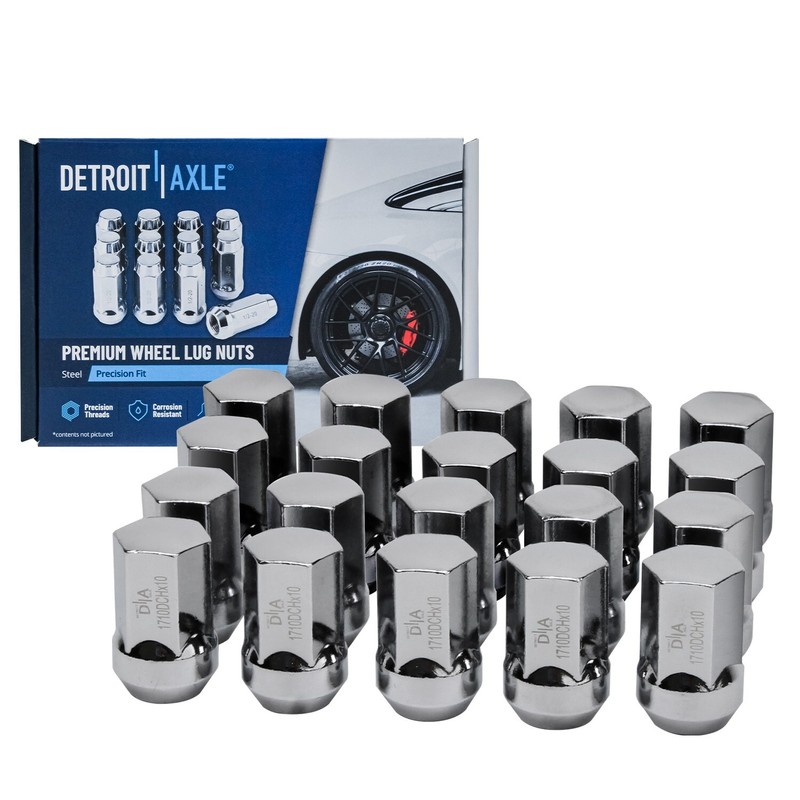 Front Disc Rotors & Brake Pads w/20pc Lug Nuts for 2005 -2010 Dakota Raider gallery