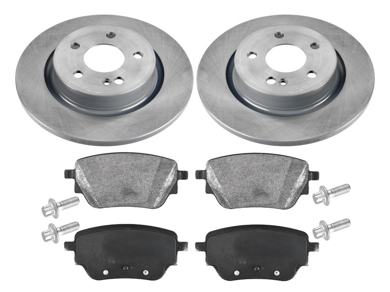 FEBI REAR BRAKE DISCS PADS KIT FOR MERCEDES A CLASS CLA GLA A2474230212 295mm