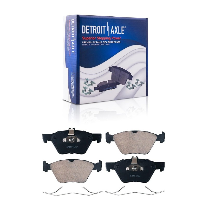 Front Disc Rotors + Ceramic Brake Pads for CLK320 CLK430 E300 E320 E430 SLK320 gallery