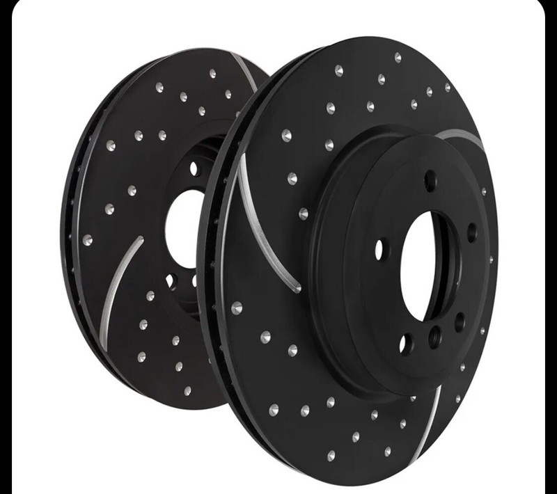 Disc Brake Rotor-3GD Series Sport Slotted Rotors Front EBC Brake New GD7059