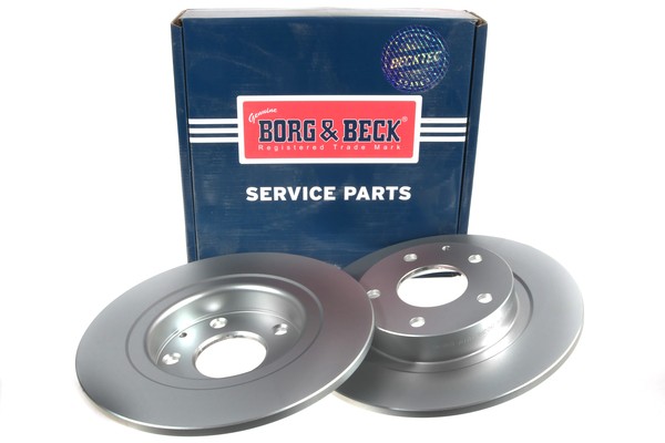 2x Brake Discs Pair Solid fits MAZDA 6 GJ 2.5 Rear 2012 on 278mm Set B&B Quality gallery