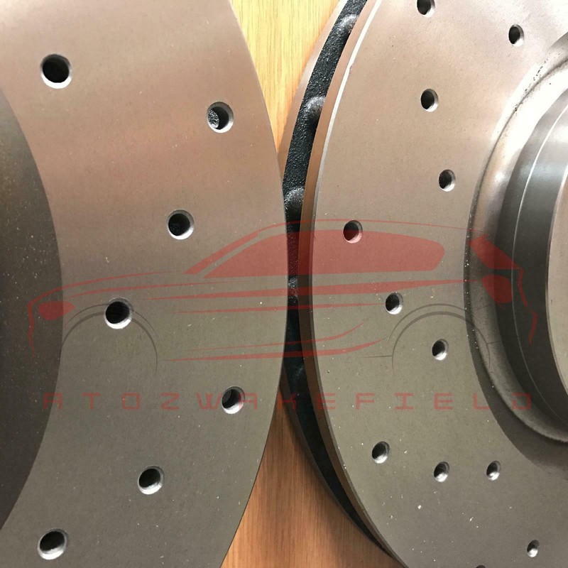 FOR VOLVO S60 R DESIGN D5 2011- FRONT DRILLED PERFORMANCE BRAKE DISCS 336MM PAIR gallery