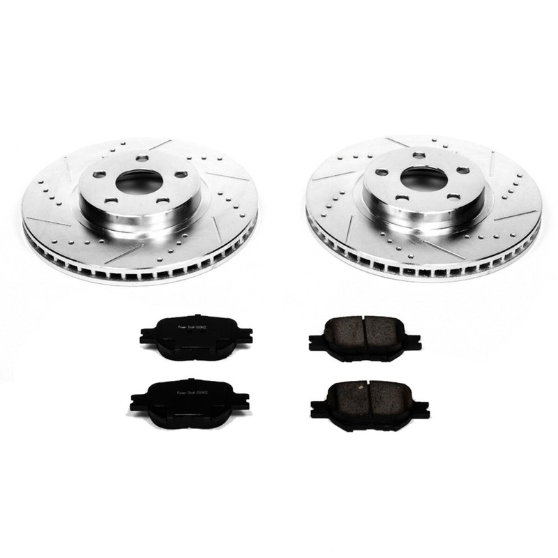 KC2314A Powerstop 4-Wheel Set Brake Kit With Calipers Front & Rear for Celica gallery