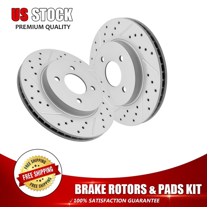 Front Brake Rotors For 2012 2013-2019 Nissan March Note Tiida Versa/Versa Note