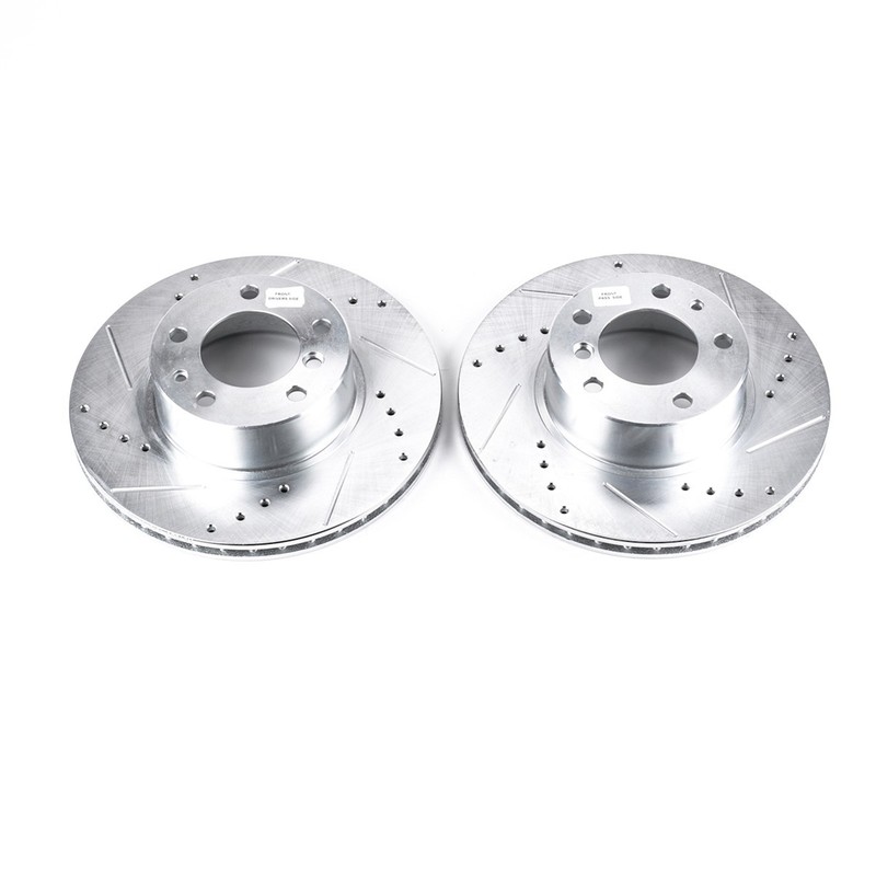 EBR288XPR Powerstop Brake Discs 2-Wheel Set Front for 525 530 535 E34 5 Series