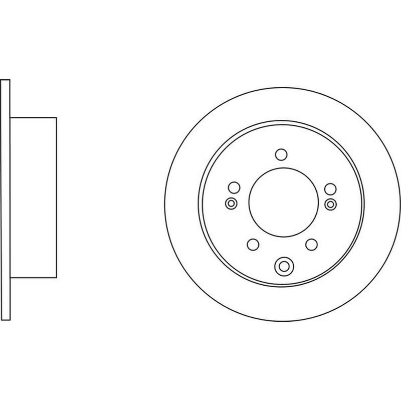 Apec Blue Brake Disc – Rear SDK6630 Fits Kia Soul – OE Specification & Quality