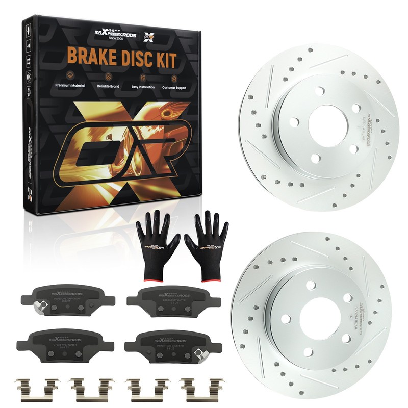 270mm Rear Brake Rotors+Ceramic Pads Kit for Saturn Aura 2007-2009/Ion 2004-2007 gallery