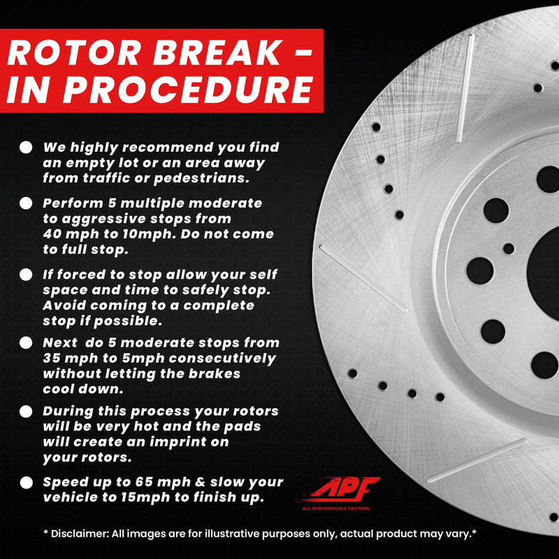 For Acura RDX 2013-2018 - Front Drilled and Slotted Rotors gallery
