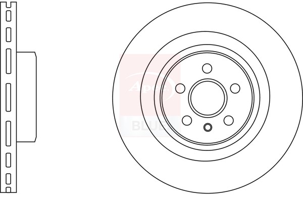 2x Brake Discs Pair Vented fits MERCEDES ML250 W166 2.2D Rear 11 to 15 OM651.960 gallery
