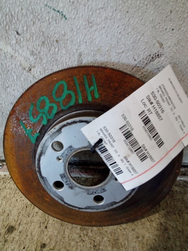 Front Brakes Fits 11-17 LEXUS CT200H 4010962