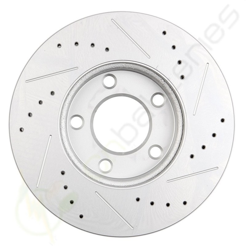 Front + Rear Drilled Slotted Brake Rotors For 04 05 06 07 08 09 10 11 12 MAZDA 3 gallery