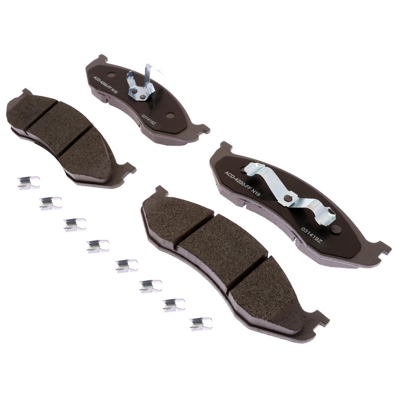 ACDelco Disc Brake Pads and Rotors Kit Front Rear For 2004-2006 Jeep Wrangler TJ gallery