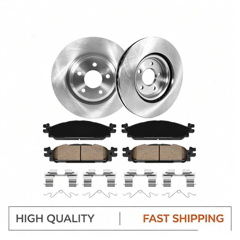 Front Disc Brake Rotors Pads Fits For Ford Explorer Flex Taurus Lincoln MKS MKT