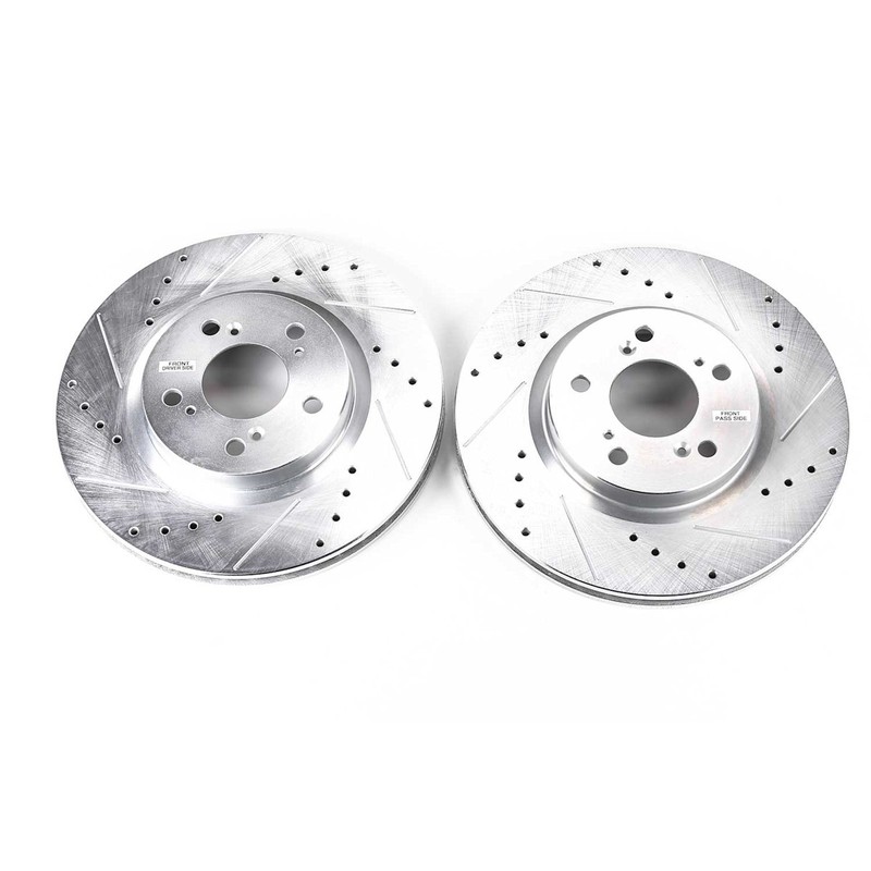 JBR1141XPR Powerstop Brake Discs 2-Wheel Set Front for Acura RL 2005-2012