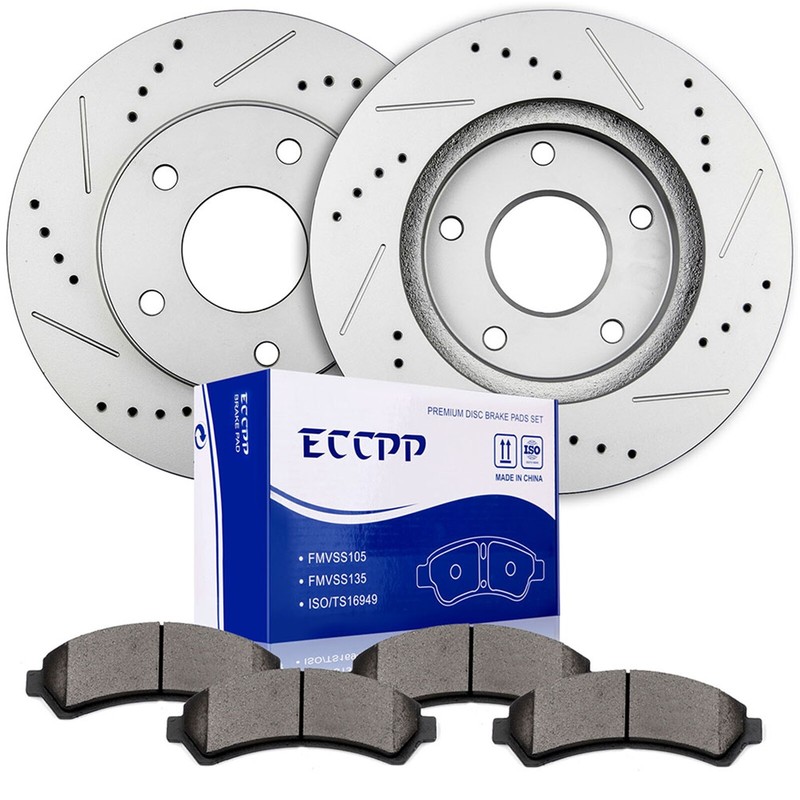 FRONT ROTORS CERAMIC PADS FOR CHEVY S10 BLAZER PICKUP ENVOY JIMMY SONOMA BRAVADA gallery