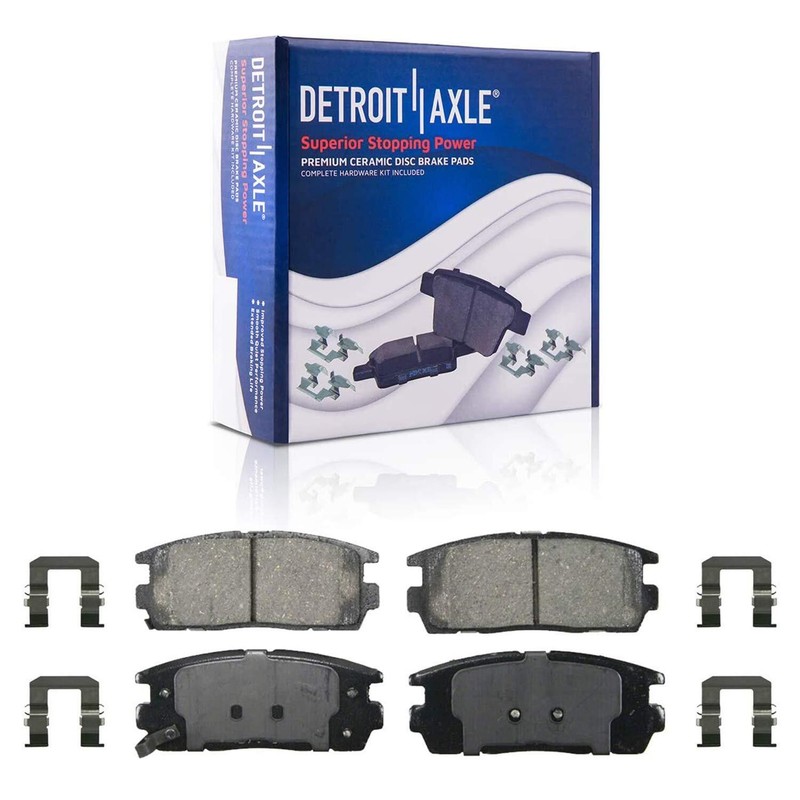 Front Rear Disc Rotor Brake Pad + 24pc Wheel Lug Nuts w/Keys for Equinox Terrain gallery