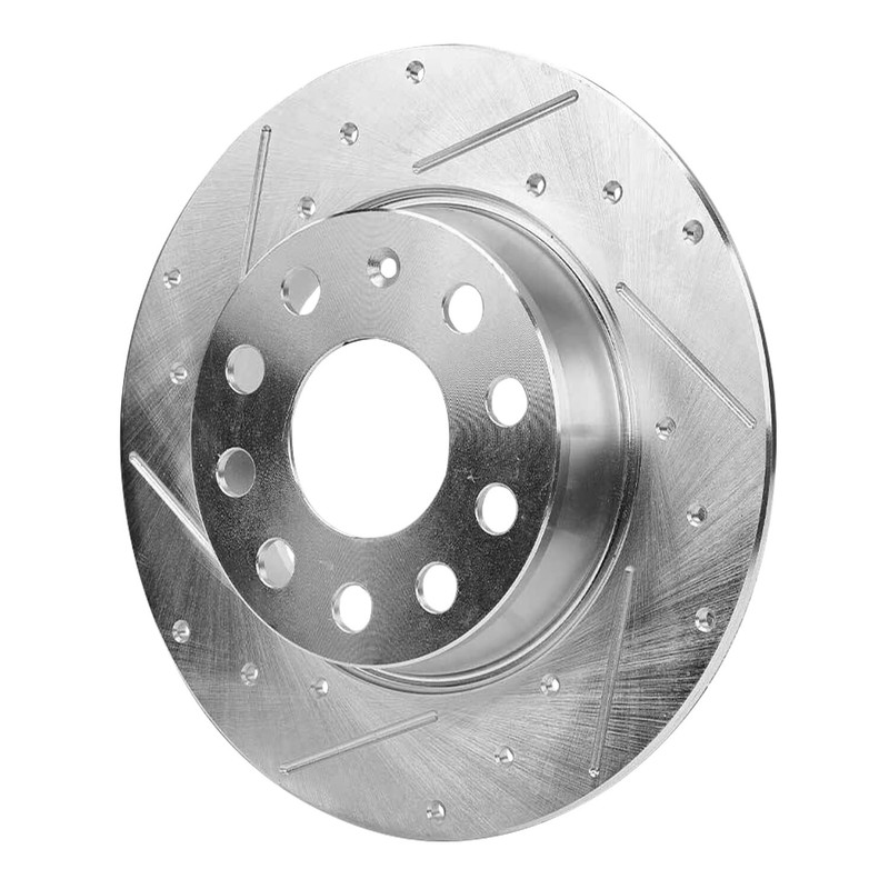 272mm Rear Drilled Brake Rotors Brake Pads Kit for 2019 2020 Volkswagen Jetta gallery