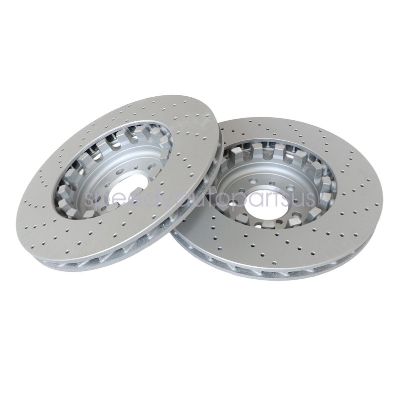 2PCS Front Pair of Brake Discs Rotor Fits For BMW M4 M3 M2 34112284809 US gallery