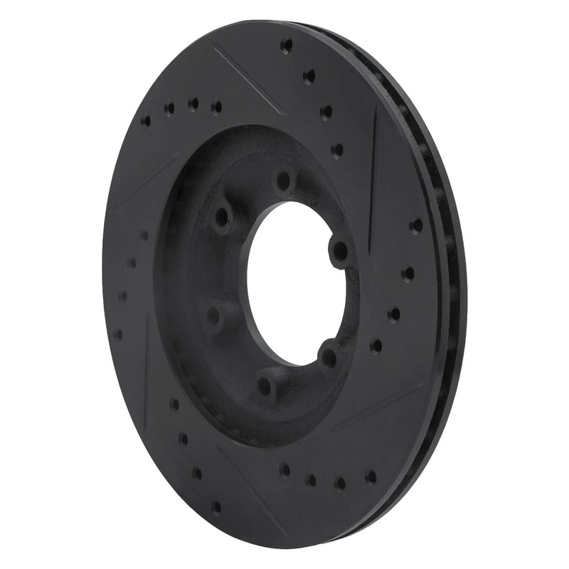 For Isuzu Trooper 84-86 Brake Rotor eLINE Drilled & Slotted 1-Piece Front Driver gallery