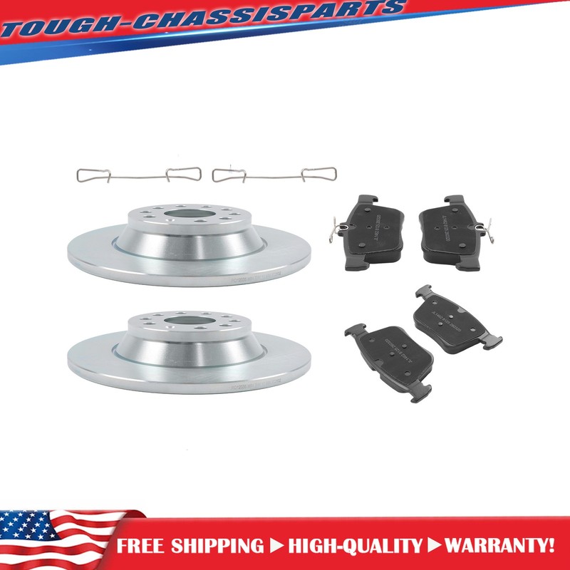 For Volkswagen Jetta 2022-2023 1.5L l4 1981786R Rear Brake Rotor and Pad Kit