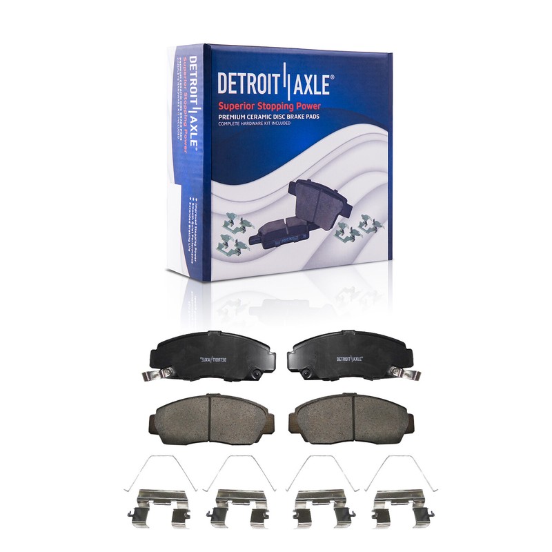 Front & Rear Drilled Rotors + Brake Pads for 2009-2010 Honda Accord Acura TSX gallery