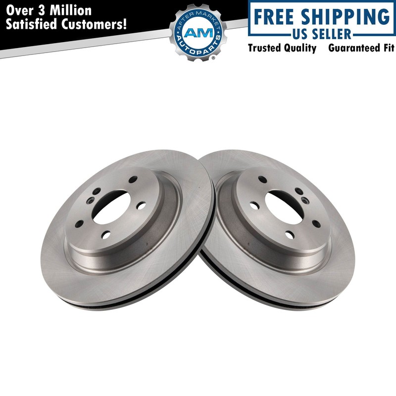 Disc Brake Rotor Rear Left Right Pair for Mercedes Benz CL500 S430 S500 New
