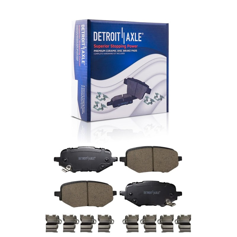 8pc Front Rear Drilled Disc Rotors Brake Pads Kit for 2017 - 2021 Honda Clarity gallery