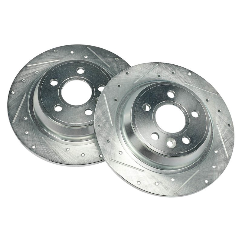 Brake Discs 2-Wheel Set Rear for Land Rover Range Evoque 2012-2015