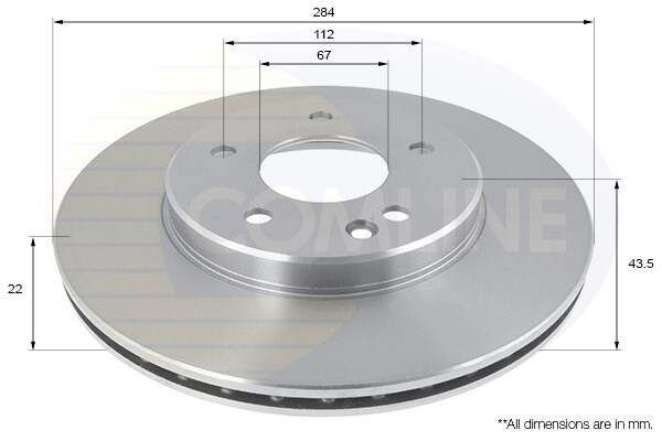 Fits Mercedes C-Class 1993-2001 + Other Models Comline Front Brake Disc #1 gallery