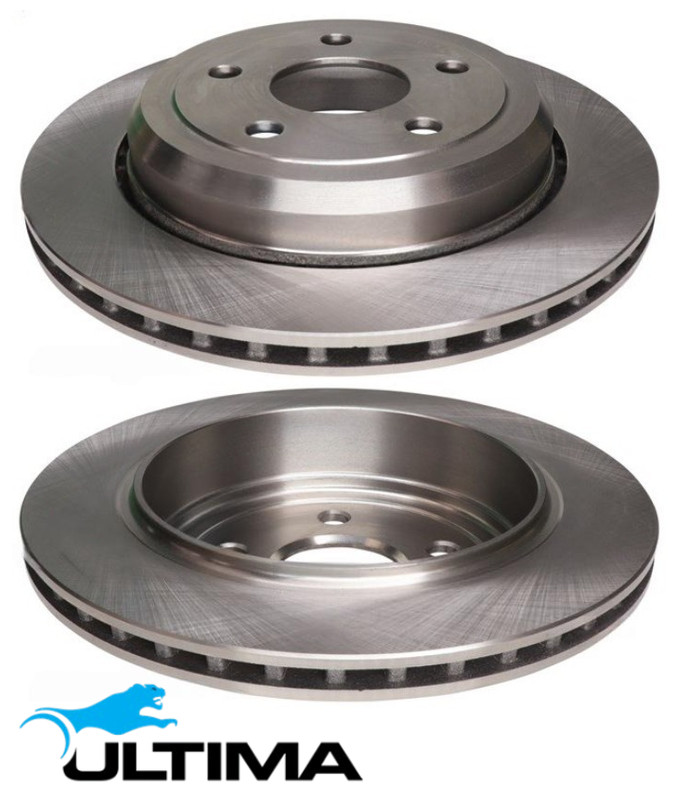 REAR VENTED DISC BRAKE ROTORS FOR JEEP GRAND CHEROKEE WK EZH 5.7L V8 18″ WHEELS