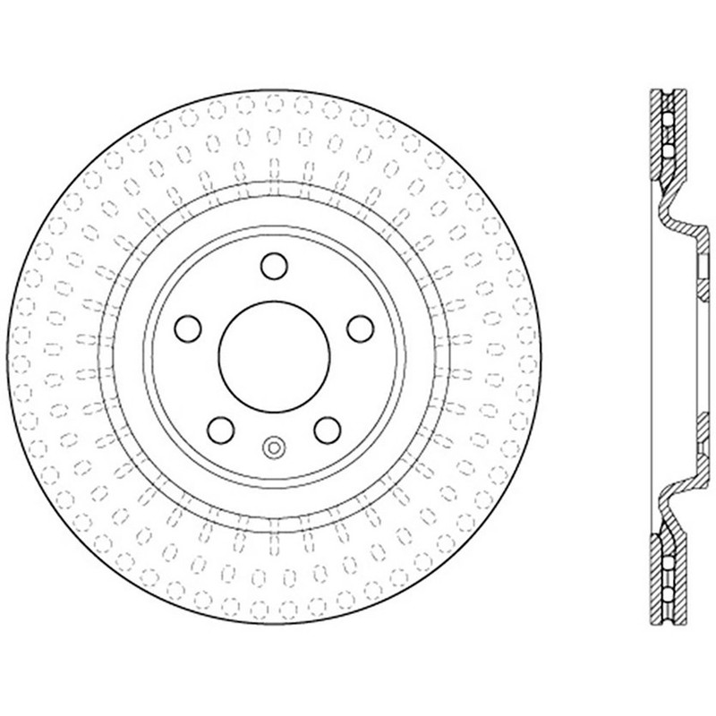 StopTech 126.33137SR Rear Right Brake Disc Rotor for 10-19 Audi S4 / 15-20 Macan gallery