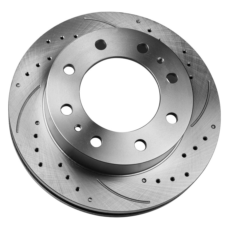 Front Drilled Slotted Rotors + Ceramic Brake Pads for 2002-2006 Nissan Sentra gallery