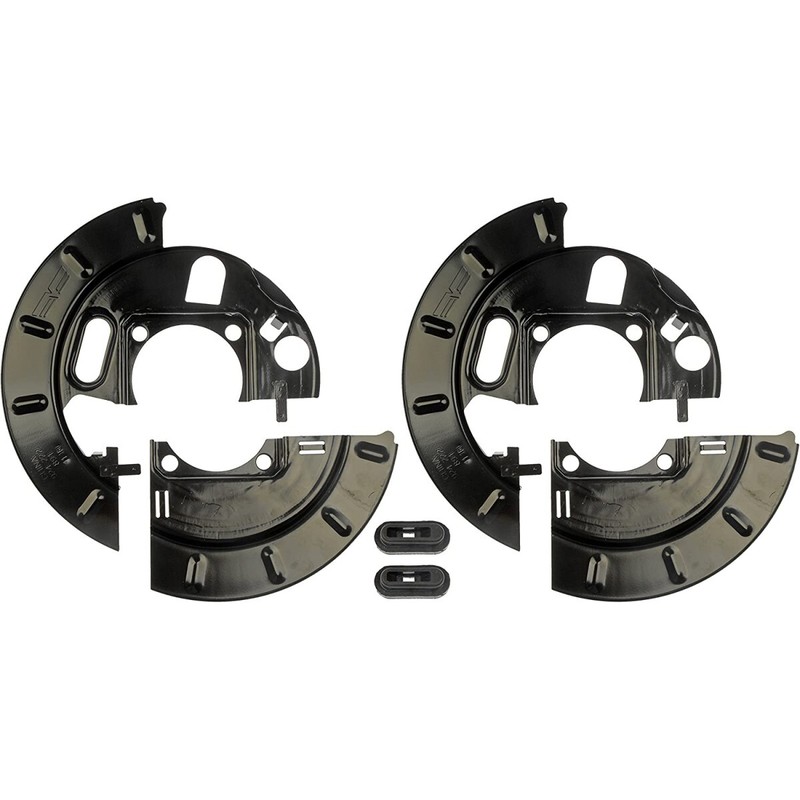924-222 Dorman Set of 2 Brake Dust Shields Rear for Chevy Avalanche SaVana Pair