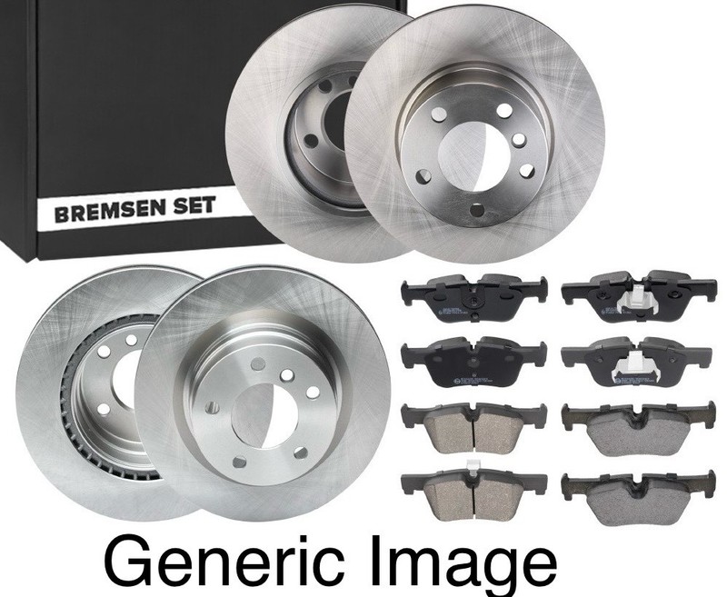 FOR VAUXHALL ASTRA H MK5 1.8 16V 2005-2010 FRONT REAR BRAKE DISCS & PADS