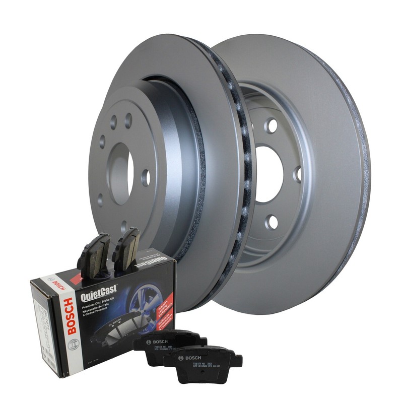 Rear Brake Kit 330mm Disc Rotors & Bosch Ceramic Pads For Durango Grand Cherokee