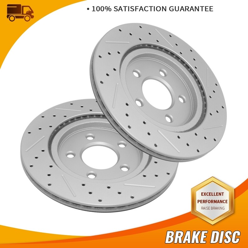 Rear Disc Brake Rotors for 2005 2006 2007 2008 2009 2010-2014 Ford Mustang