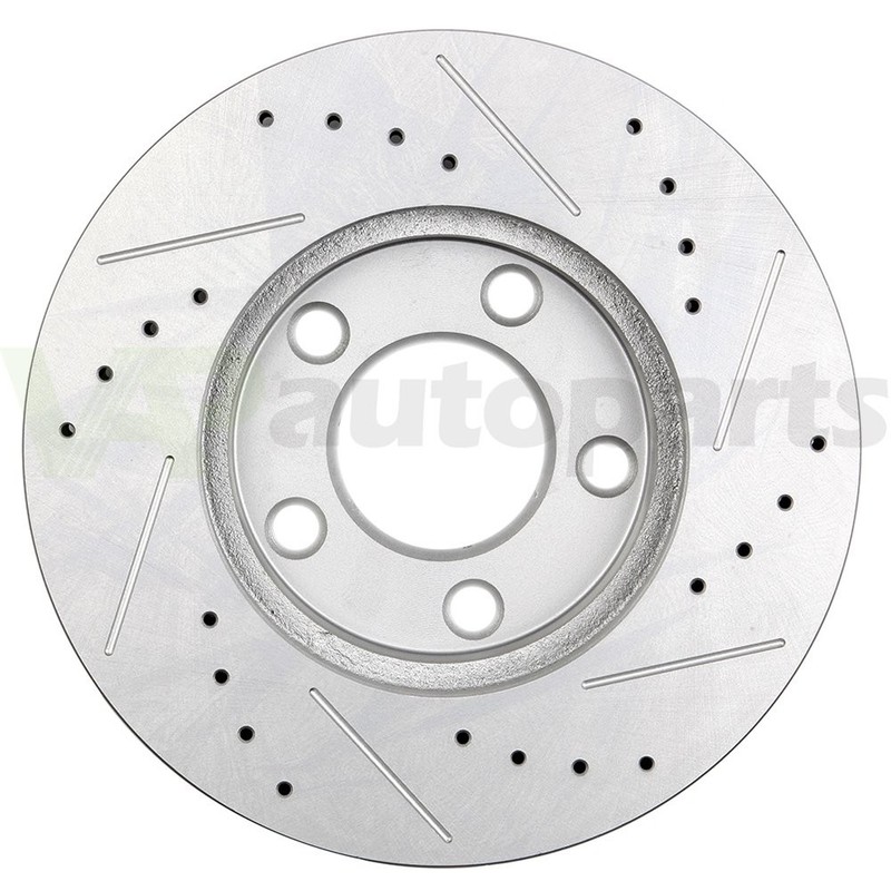 Front Discs Brake Rotors For Ford Mustang 1994 1995-2004 Drilled & Slotted 2pcs gallery